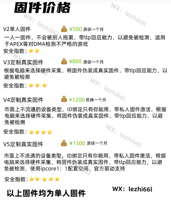 DMA固件价格